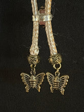 Load image into Gallery viewer, &quot;I&quot; CORD-IT Tan Diamond Natural Gemstone/Butterflies