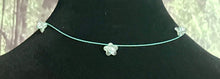 Load image into Gallery viewer, Jeweled XTension Special Edition Clear Acrylic Flowers on Pastel Metallic Wrapped Thread