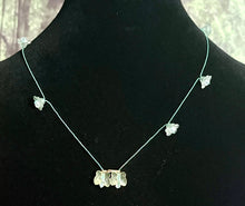 Load image into Gallery viewer, Jeweled XTension Special Edition Clear Acrylic Flowers on Pastel Metallic Wrapped Thread