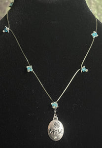 Exclusive Edition Jeweled XTension Turquoise Faceted Crystal Buds on Stretchy Unbreakable Cord Bonus Butterfly Endings