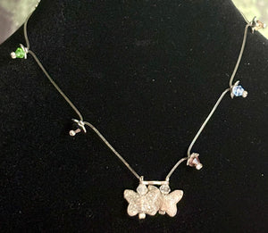 Jeweled XTension Exclusive Edition Turquoise Faceted Crystal Buds on Stretchy Unbreakable Cord Bonus Butterfly Endings