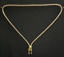 Load image into Gallery viewer, &quot;I&quot; CORD-IT Tan Round Natural Gemstone/Designer Diamond Dangles