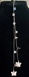 Jeweled XTension Exclusive Edition Turquoise Faceted Crystal Buds on Stretchy Unbreakable Cord Bonus Butterfly Endings