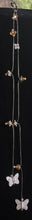 Load image into Gallery viewer, Jeweled XTension Exclusive Edition Brown Faceted Crystal Buds on Stretchy Unbreakable Cord Bonus Butterfly Endings