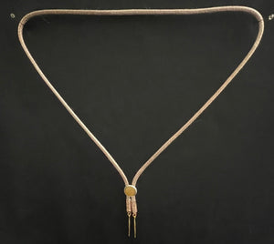 "I" CORD-IT Tan Round Natural Stone/Feathers