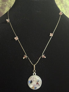 Jeweled XTension Exclusive Edition Brown Faceted Crystal Buds on Stretchy Unbreakable Cord Bonus Butterfly Endings