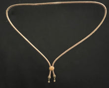 Load image into Gallery viewer, &quot;I&quot; CORD-IT Tan Round Natural Gemstone/Designer Dangles