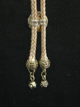 Load image into Gallery viewer, &quot;I&quot; CORD-IT Tan Round Natural Gemstone/Designer Dangles