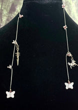 Load image into Gallery viewer, Jeweled XTension Exclusive Edition Brown Faceted Crystal Buds on Stretchy Unbreakable Cord Bonus Butterfly Endings
