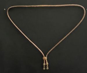 "I" CORD-IT Tan Round Natural Gemstone/Designer Discs