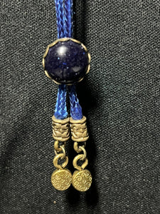 "I" CORD-IT Blue Round Natural Gemstone Composite/Designer Discs