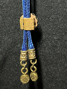 "I" CORD-IT Blue Round Natural Gemstone Composite/Designer Discs