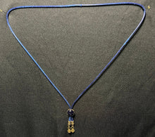 Load image into Gallery viewer, &quot;I&quot; CORD-IT Blue Round Natural Gemstone /Designer Discs