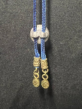 Load image into Gallery viewer, &quot;I&quot; CORD-IT Blue Round Natural Gemstone /Designer Discs