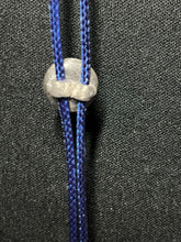 Load image into Gallery viewer, &quot;I&quot; CORD-IT Blue Round Natural Gemstone /Crystal Diamond Dangles