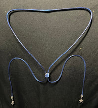 Load image into Gallery viewer, &quot;I&quot; CORD-IT Extra Long Blue Round Natural Stone/StarFish