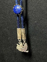 Load image into Gallery viewer, &quot;I&quot; CORD-IT Blue Round Natural Gemstone/LoveDoves