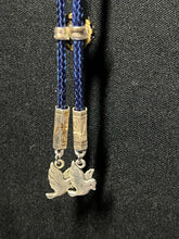 Load image into Gallery viewer, &quot;I&quot; CORD-IT Blue Round Natural Gemstone/LoveDoves