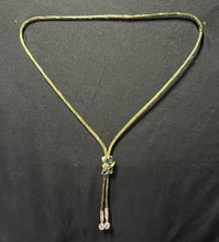 Load image into Gallery viewer, &quot;I&quot; CORD-IT Olive Green Rectangular Art Deco/Crystal Hearts