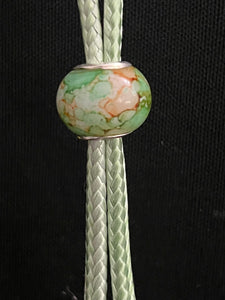 CORDIAL TIE Green CTG3  Marbleized Synthetic Sphere