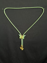 Load image into Gallery viewer, CORDIAL TIE Green CTG5 Fanciful Butterfly Synthetic