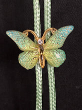 Load image into Gallery viewer, CORDIAL TIE Green CTG5 Fanciful Butterfly Synthetic