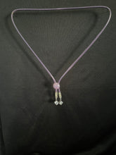 Load image into Gallery viewer, CORDIAL TIE Aubergine CTA2 Round Genuine Gemstone