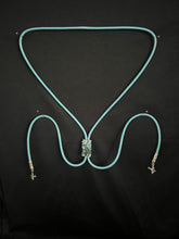 Load image into Gallery viewer, CORDIAL TIE Turquoise Extra Long CTTQ5 Art Deco Display