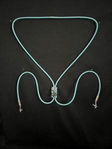 CORDIAL TIE Turquoise Extra Long CTTQ5 Art Deco Display