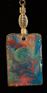 Original Orgonic Window Magnetic Crystallized Coils "Into Light"