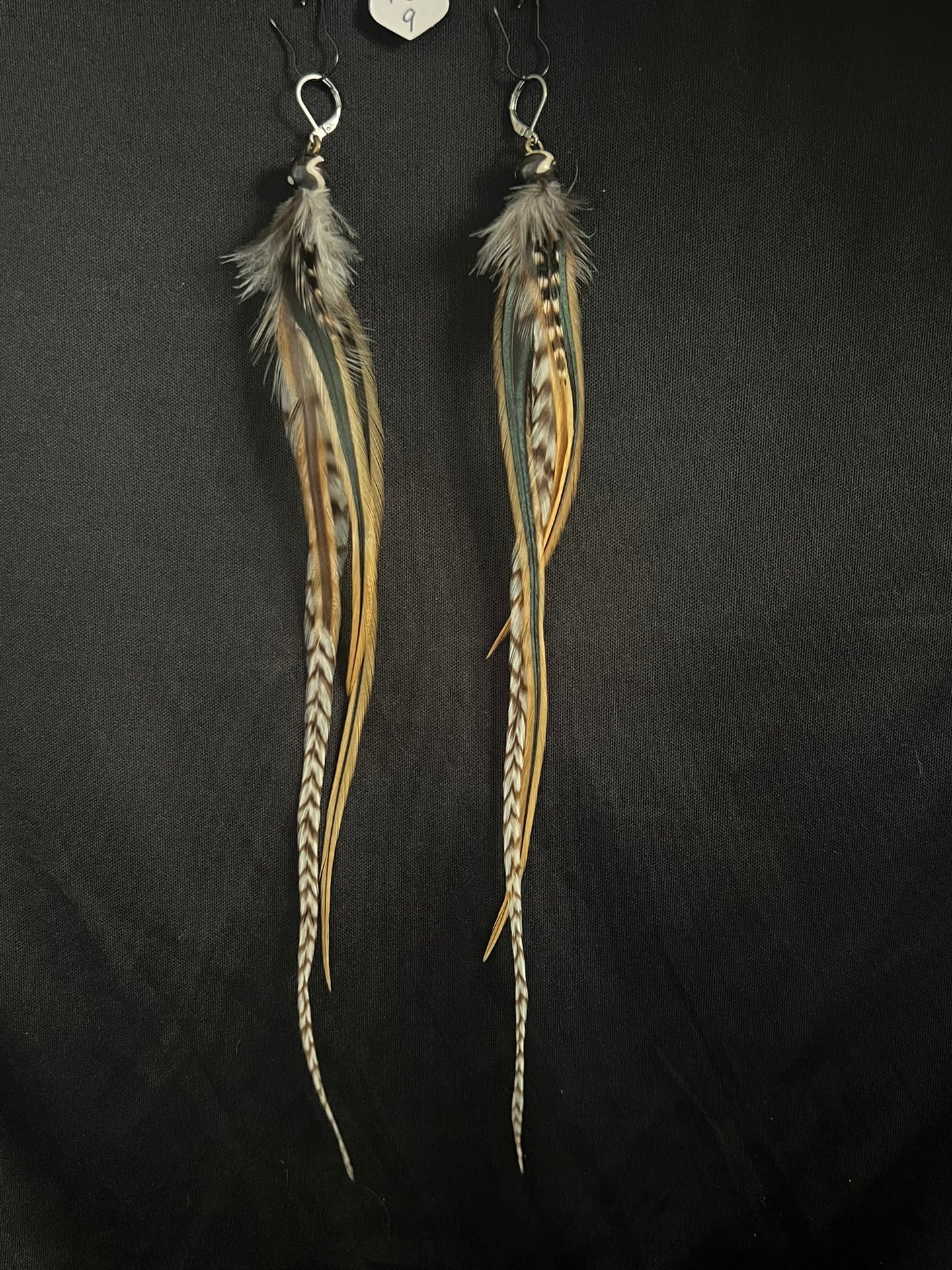 Feather Natural Stone Earrings 9