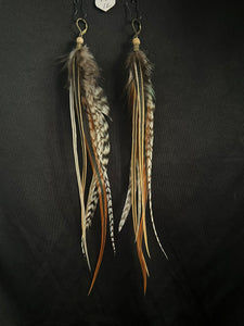 Feather Natural Stone Earrings 12