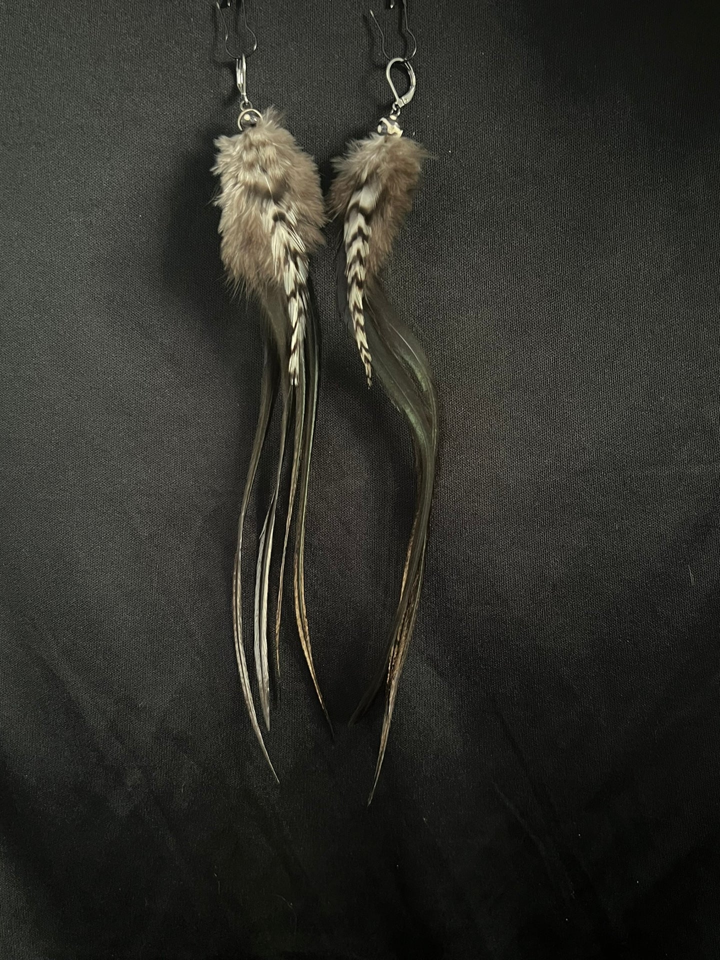 Feather Natural Stone Earrings 14