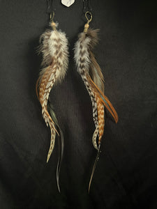 Feather Natural Stone Earrings 17