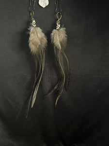 Feather Natural Stone Earrings 18