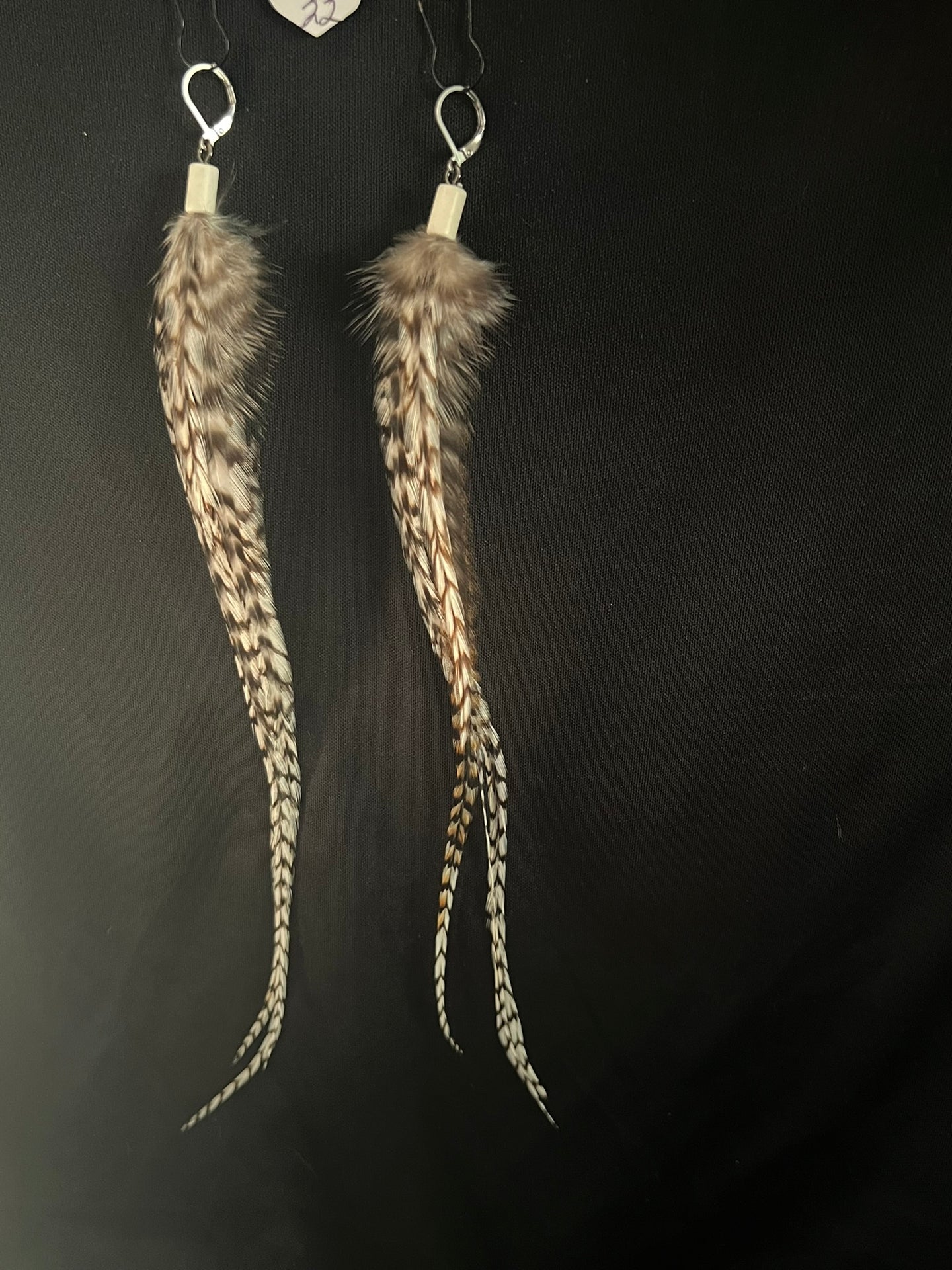 Feather Natural Stone Earrings 20