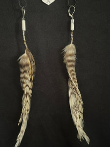 Feather Gemstone Earrings 31