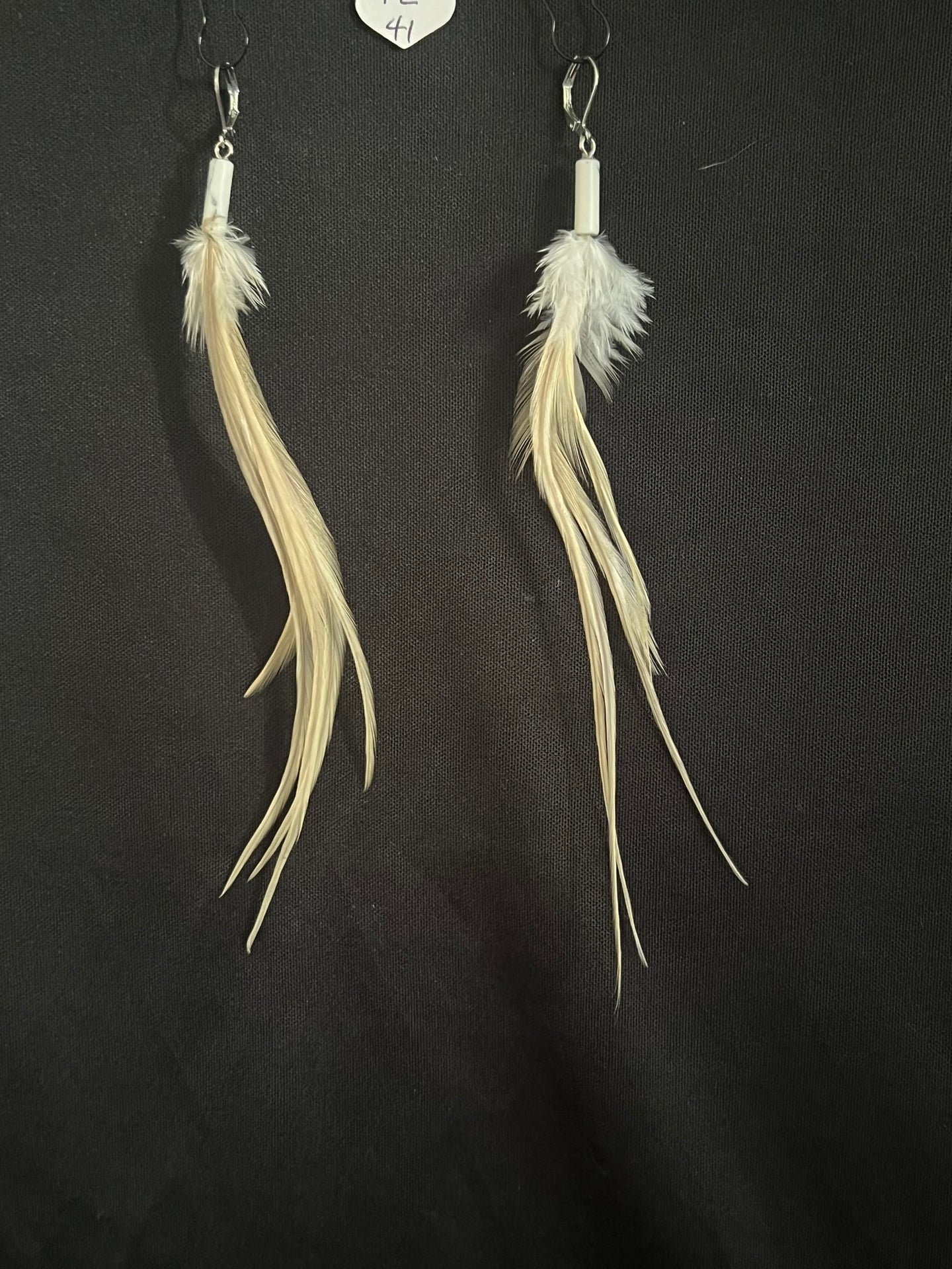 Feather Natural Stone Earrings 41