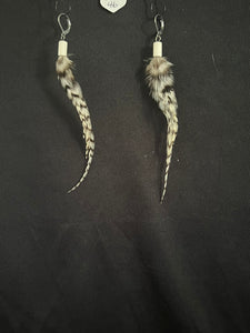 Feather Natural Stone Earrings 46