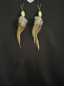 Feather Natural Gem Earrings 53