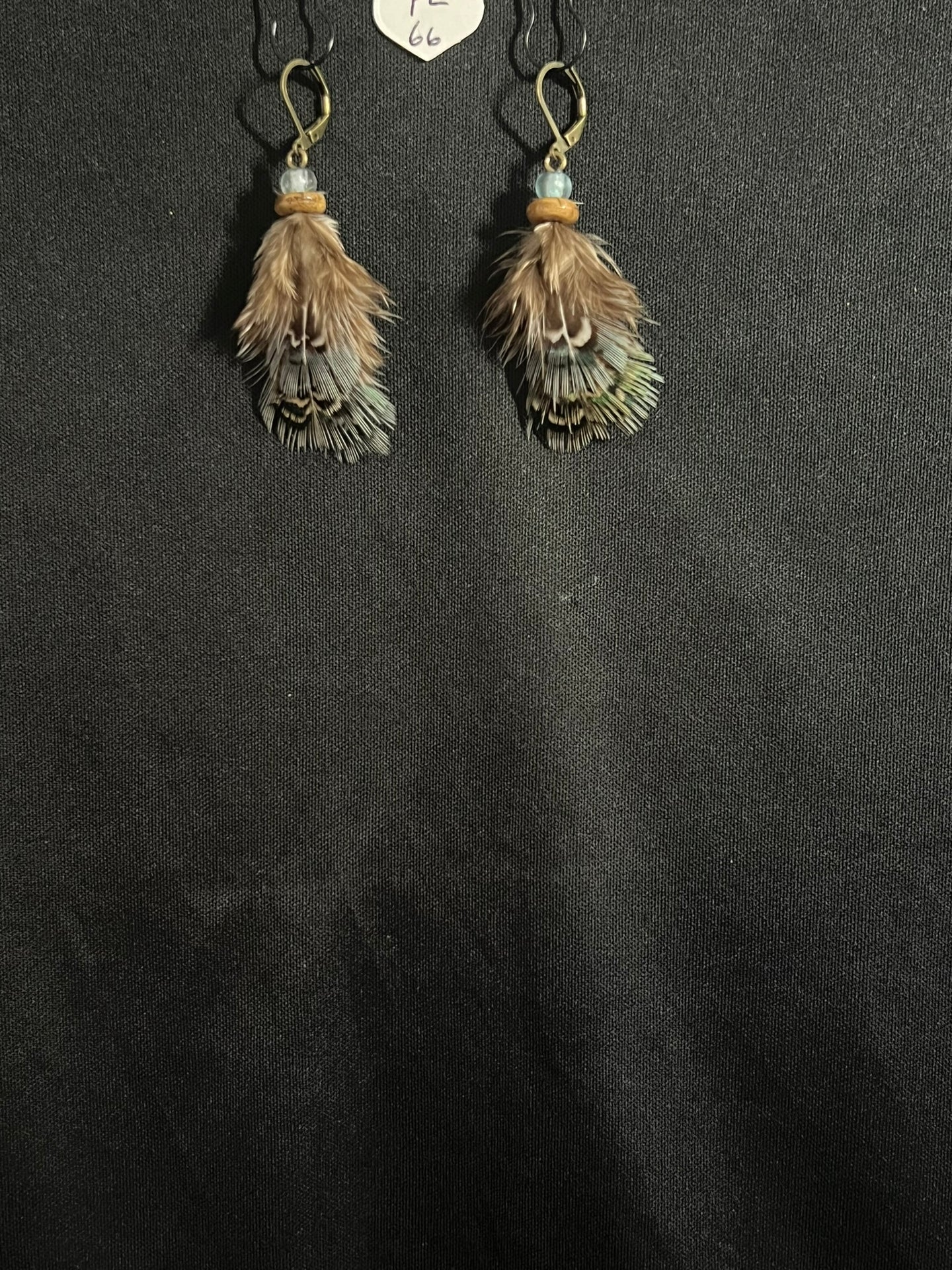 Feather Natural Stone Earrings 66