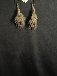 Feather Natural Stone Earrings 67