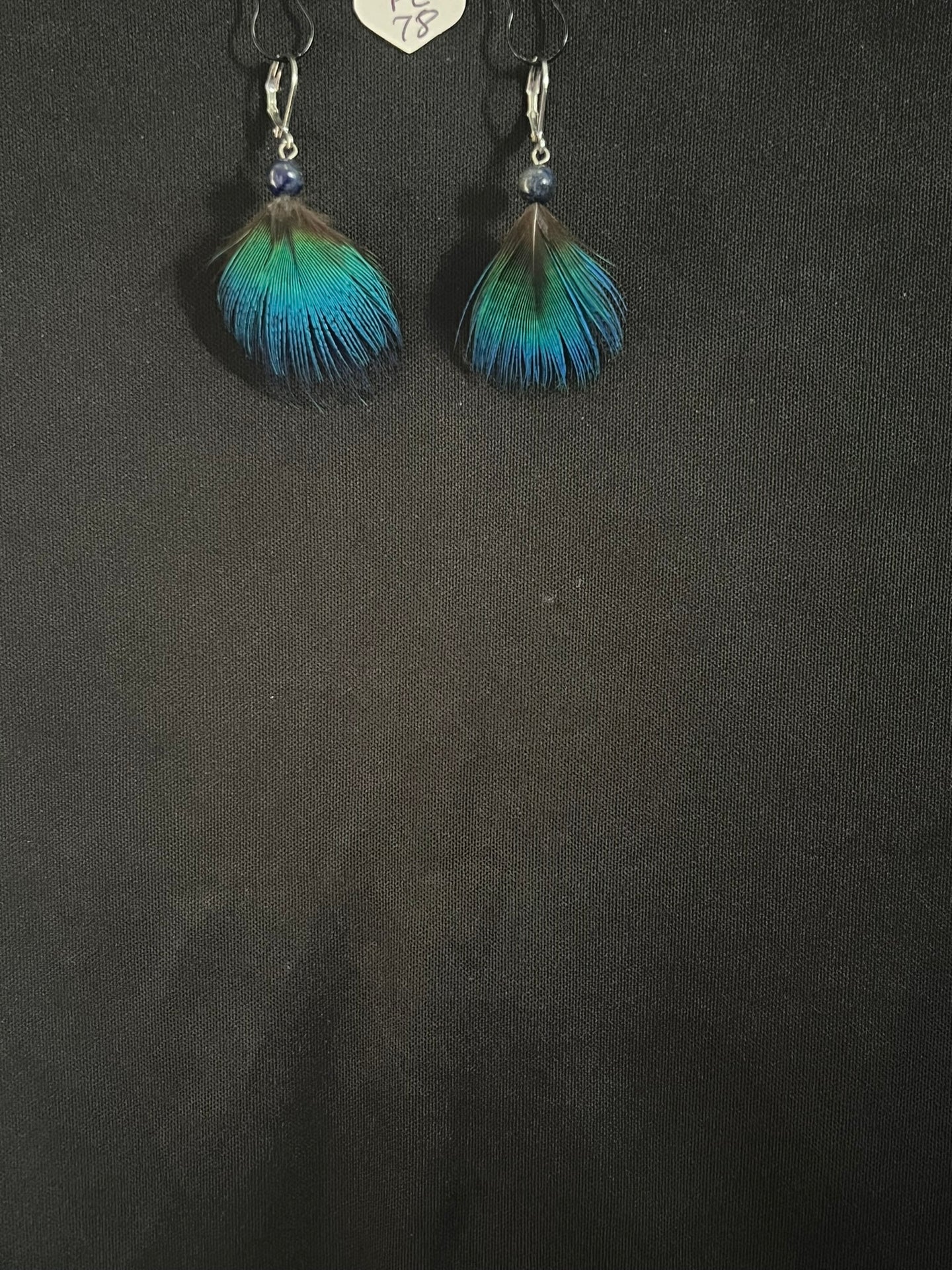 Feather Gemstone Earrings 78