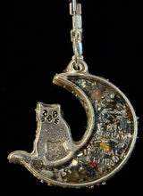Load image into Gallery viewer, Orgonic Cat on a Crescent Moon &quot;Seventh DAY DREAM LIKE A KITTEN&quot;