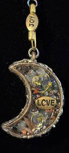 Orgonic Crescent Moon "Spun Double LOVE"