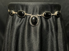 Load image into Gallery viewer, HUGGERBAND Sterling Silver Black Gemstones