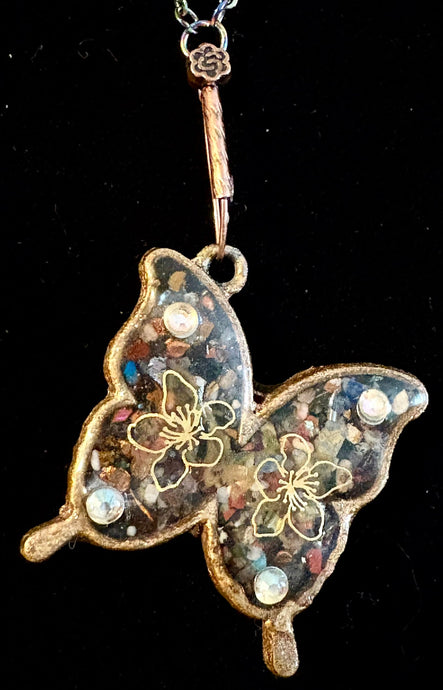 Ultra Orgonic Slim Butterfly Magnetic Crystallized Points 