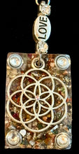 Load image into Gallery viewer, Original Orgonic Window Magnetic Crystallized Points &quot;Eternal Flower of Life&quot;