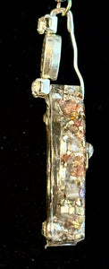 Original Orgonic Window Magnetic Crystallized Points "Eternal Flower of Life"