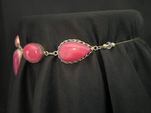 Load image into Gallery viewer, HUGGERBAND Sterling Silver Large Natural Pink Gemstones